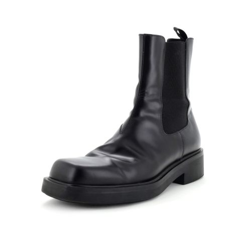 Men's Square Toe Chelsea Boots Leather