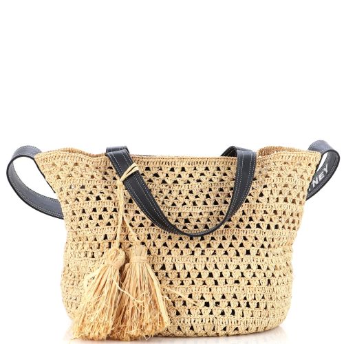 Ajouree Bucket Bag Crochet Raffia