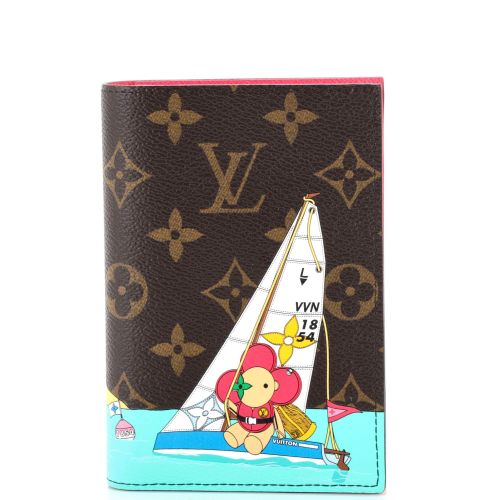 Passport Cover Limited Edition Vivienne Xmas Monogram Canvas