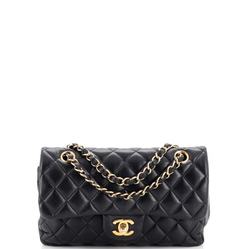 Classic Double Flap Bag Quilted Lambskin Small