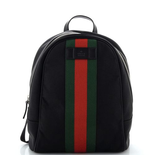 Web Zip Backpack (Outlet) Techno Canvas Medium