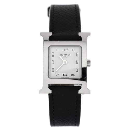 Heure H Quartz Watch Stainless Steel and Leather 21