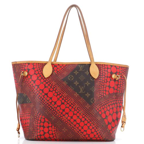 Neverfull Tote Limited Edition Kusama Waves Monogram Canvas MM