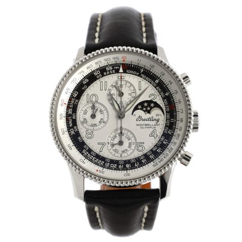 Navitimer Montbrillant Olympus Chronograph Automatic Watch Stainless Steel 40