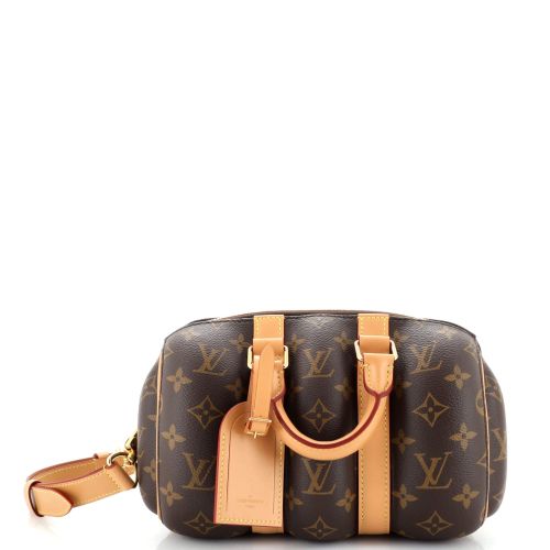 Keepall Bandouliere Bag Blown Up Monogram Canvas 25