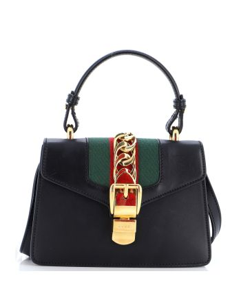 Sylvie Top Handle Bag Leather Mini