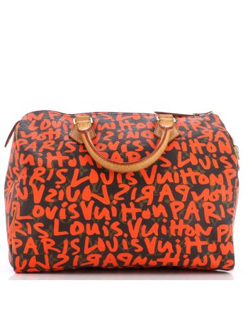 Speedy Handbag Limited Edition Monogram Graffiti 30