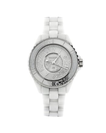 J12-20 Limited Edition Quartz Watch Ceramic and Stainless Steel with Diamonds 33