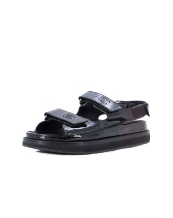 Women's Velcro Dad Sandals Patent