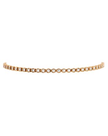 C de Cartier Bracelet 18K Rose Gold and Diamonds