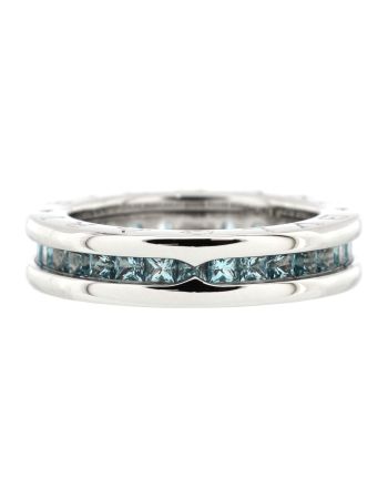 B.Zero1 One Band Ring 18K White Gold and Topaz