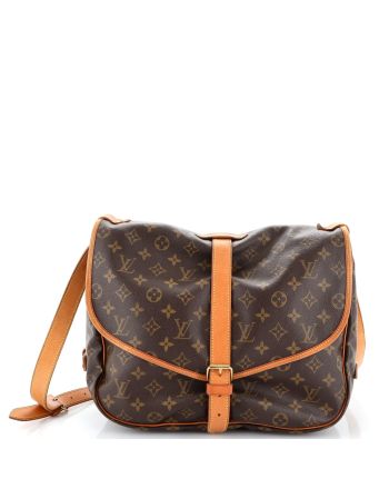 Saumur Handbag Monogram Canvas 35