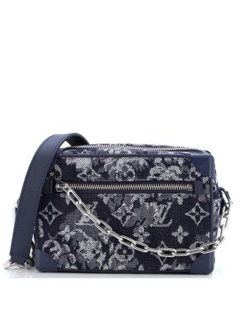 Soft Trunk Bag Monogram Tapestry Canvas Mini